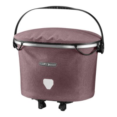 Ortlieb 17.5L Up-Town Rack Urban Carrier Basket - Ash Rose