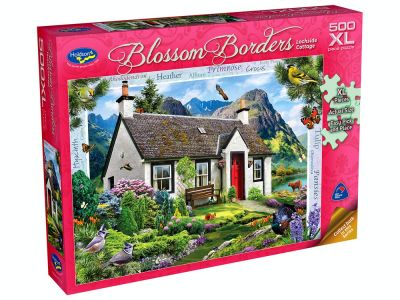Holdsons Blossom Borders Lochside Cottage 500XL pc Puzzle - CLEARANCE