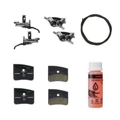 Shimano BR-M9220 Brake Upgrade Kit Xtr Trail BL-M9220 R&L / F&R 4-Piston with Low Viscosity Oil
