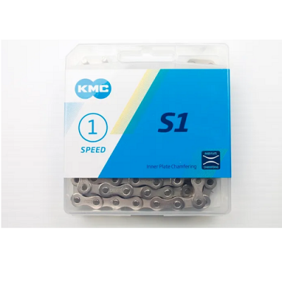 Kmc Z410 Chain - 1/2 X 1/8 Silver
