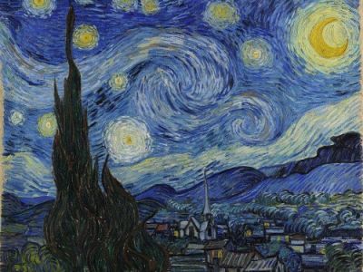 Van Gogh Starry Night 1000Pc Mini Puzzle - CLEARANCE