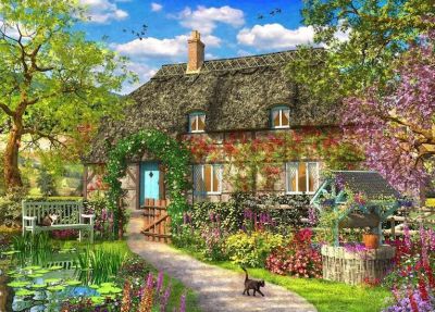 Holdson Picture Perfect 5 The Old Cottage 1000pc Puzzle - CLEARANCE