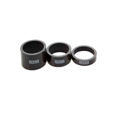 Rockshox Carbon Headset Spacer Pack - 5Mm X2, 10Mm X1, 15Mm X1