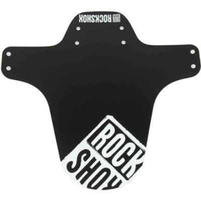 Rockshox Mtb Fender - Black/White Distressed Logo Print