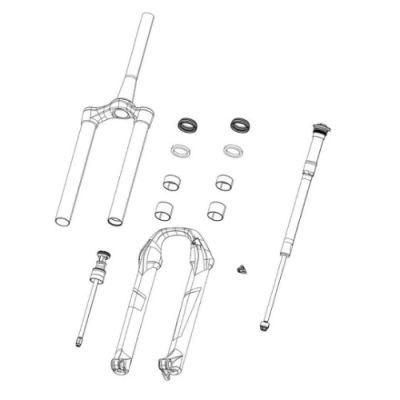 Rockshox Compression Damper Knob Kit- Crown Charger Rc