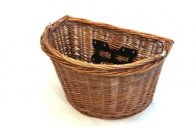UrbanVelo D Shape Wicker Basket