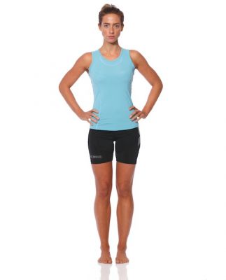 SIX30 Womens Tank Singlet - Blue - CLEARANCE - XS ONLY