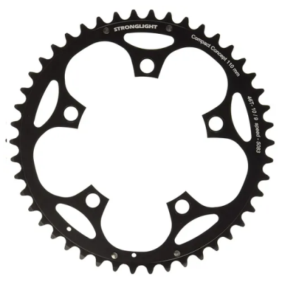 Road Stronglight 46T 110Mm Bcd 9/10 Speed Chainring - Black