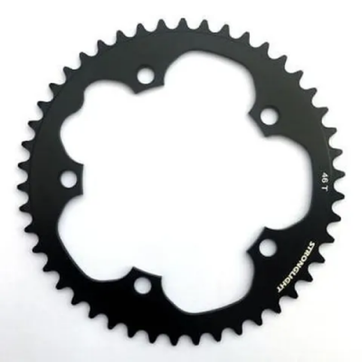 Road Type S 130 Bcd 46T 9/10 Speed Chainring - Black