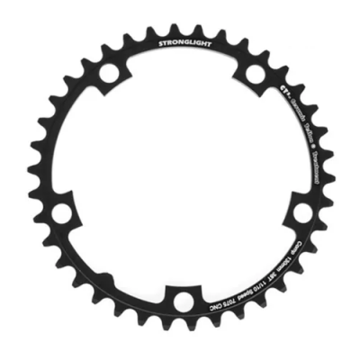 Road Stronglight 38T 130Mm Bcd 10/11 Speed Chainring - Black
