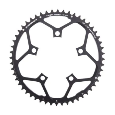 Road Stronglight 50T 110Mm Bcd 5H 10/11 Speed Chainring - Black