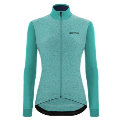 Santini Women's SMS Colore Puro Long Sleeve Cycling Jersey - SUPER SALE