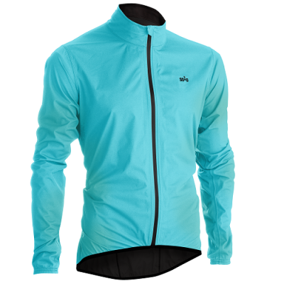 Solo Men's Softshell Cycling Jacket-Size LARGE-Vivid blue - CLEARANCE