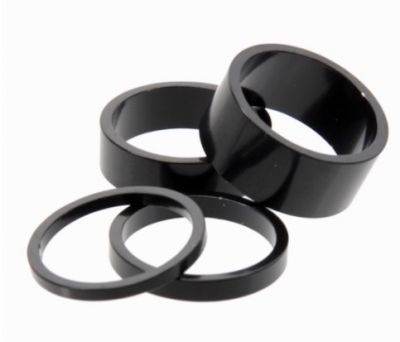 Headset Spacers - Black - 1-1/8"