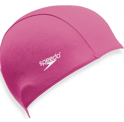 SpeedoJunior Polyester Cap - Pink - CLEARANCE