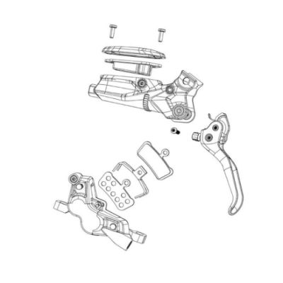 Sram Guide Trail G2 Disc Brake Pads - Organic/Steel - SUPER SALE
