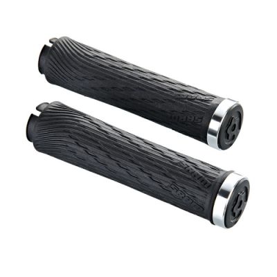 Sram Shift Lock On Grips - 100mm Black/Silver - SUPER SALE