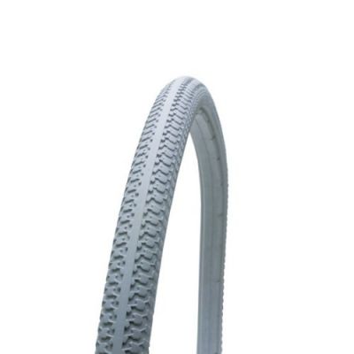 24 X 1-3/8 PUF Tyre, Grey SOLID