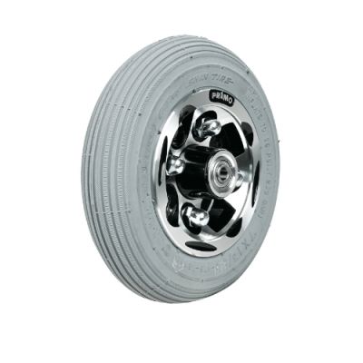 7 X 1-3/4 Alloy Primo Castor Wheel Pneumatic GREY TYRE&TUBE