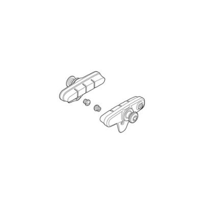 Shimano BR-6700 Brake Shoe Set R55C Cartridge-Gray